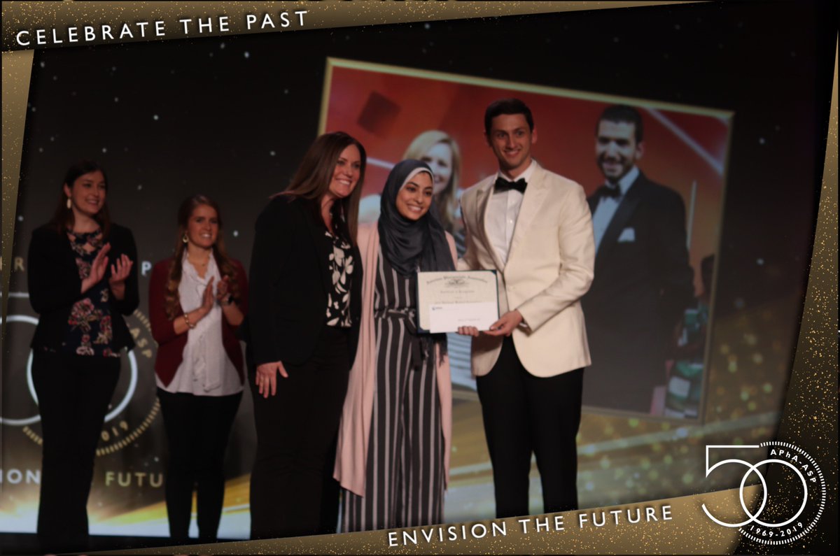 Congratulations to the following 2019 APhA-ASP National Patient Care Counseling Competition winners:
Winner: Jordyn Williams–University of Missouri – Kansas City 
First-runner-up: Sara Mirjamali–University of Houston
Second-runner-up: Shereen Salama–Midwestern University Chicago