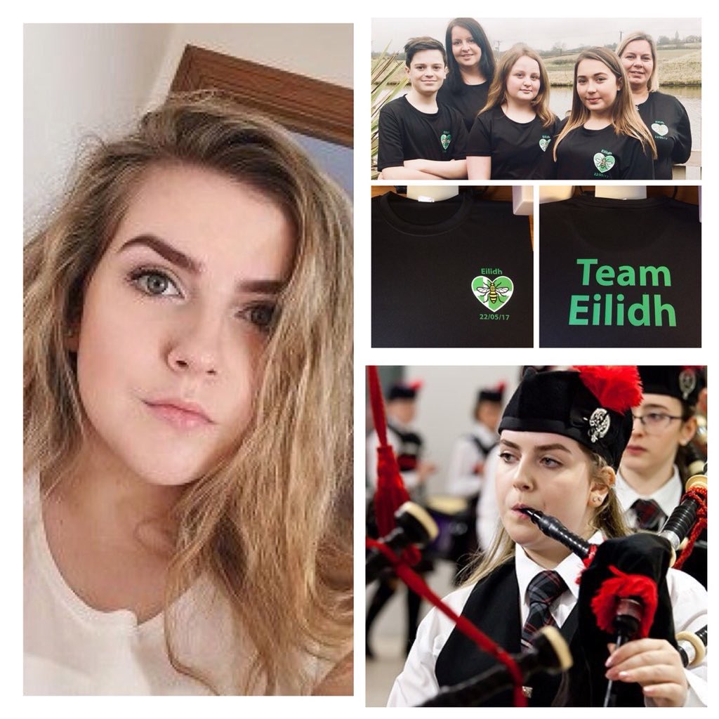 Snowwhitebarra's tweet photo. We have a phenomenal 40 #TeamEilidh runners taking part in the #Manchester @Great_Run for @eilidhstrust Weโll be running in memory of our beautiful angel & the other #manchesterarenaangels who we carry with us in our hearts always #NeverForget #WeStandTogether https://t.co/nhhuD5Vpjo