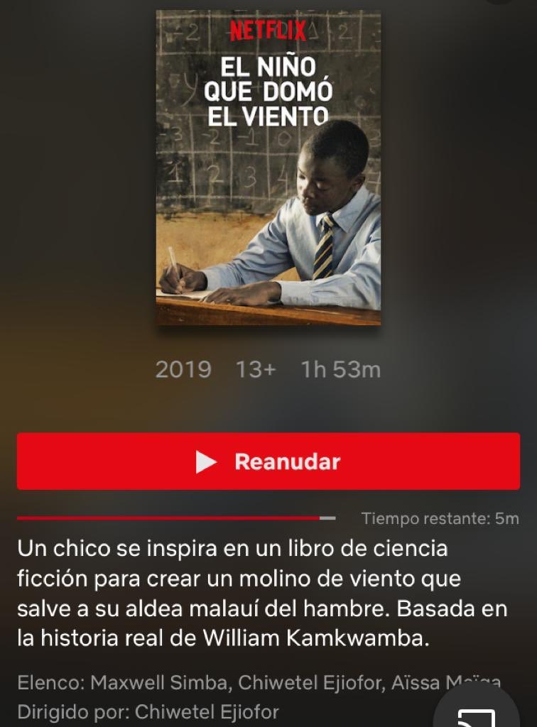 etorrealba24's tweet photo. Recomiendo esta película , incentiva el autoestudio como parte de la formación , adicionalmente nos hace reflexionar sobre cómo con creatividad , ingenio y perseverancia se puede ayudar a las comunidades. #fdual #fpdual #formaciondual https://t.co/oWBKYADnjR