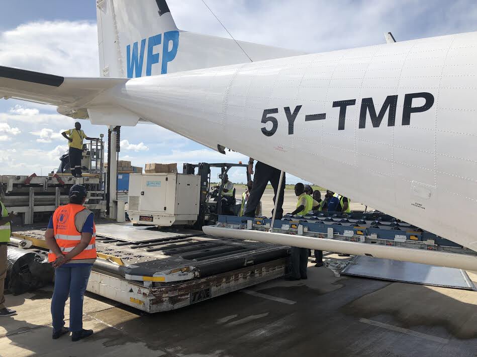 DACAviation's tweet photo. #Airbus #C295 loaded with urgently needed NFI kits by #WFP at Maputo airport. Team work at best working around the clock to save lives.
#wfp #CycloneIdai https://t.co/LHDP38GnMY