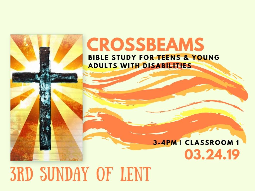 SPCPSR's tweet photo. #Crossbeams Bible Study meets today at 3 pm! Click for details at: https://t.co/D4Nb07Xxao
#3rdSundayofLent https://t.co/E7wwjC4hmj
