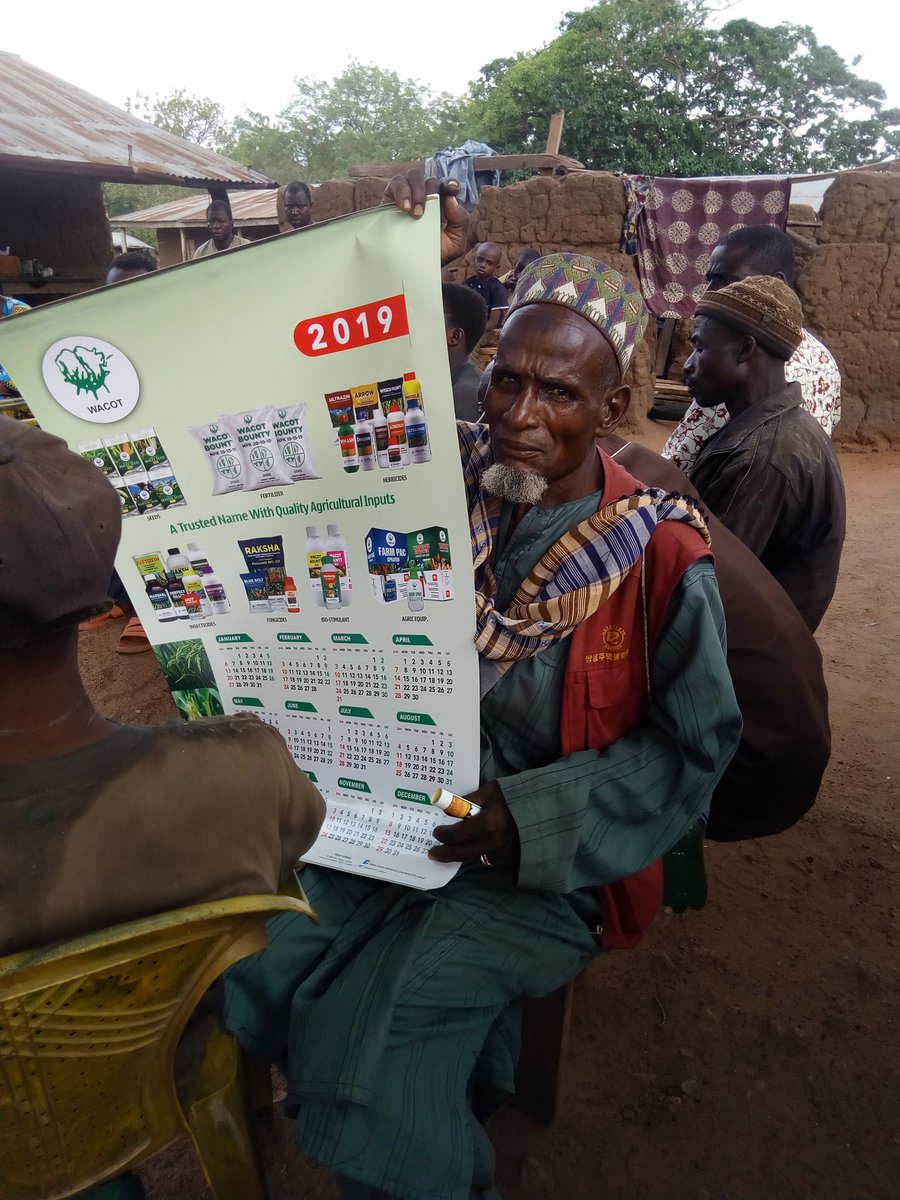 CASC Farmers outreach with Wacot in samo community Oyo state