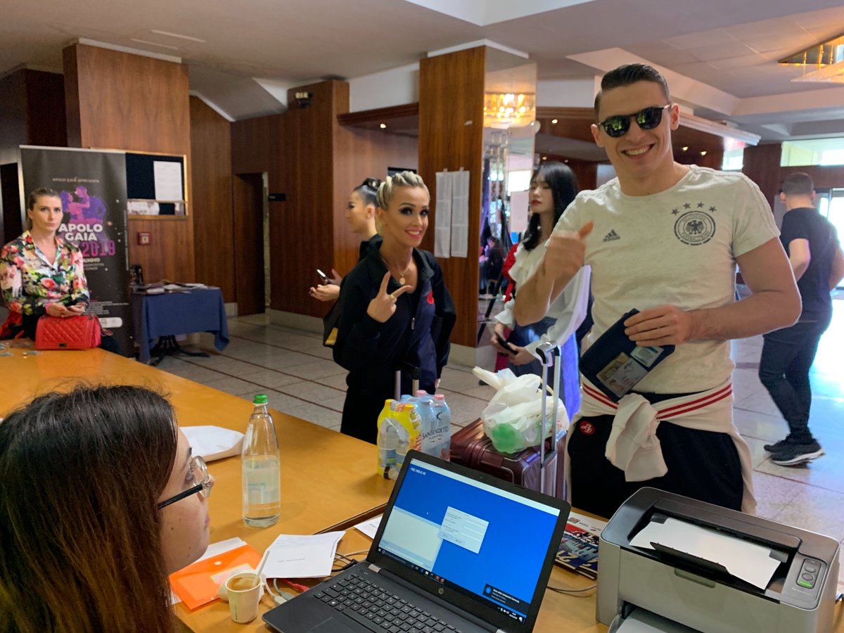 wdsfdancesport's tweet photo. The two-star couples will start their World Open Latin in about 15 minutes. And the WDSF PD Super GrandPrix Standard will begin right after it!
The live stream through FloDance at: https://t.co/kryKoFswYP is starting at 19:55 CET.
#WeAreDanceSport #worldopenlatin #wdsfpd #pdsgp https://t.co/asJOppPeJr