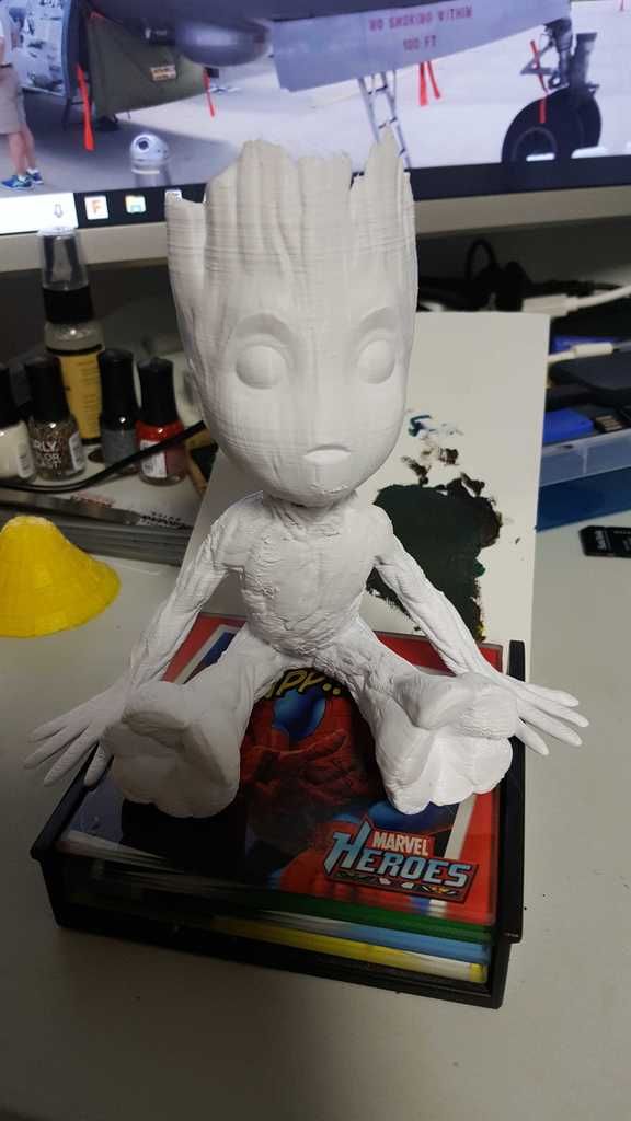 RCLPeoria's tweet photo. 3D printed PLA+ Groot planter by RCL member Roger Wheeler #rclpeoria #rivercitylabs #rclmakes https://t.co/EttF5ndsoP