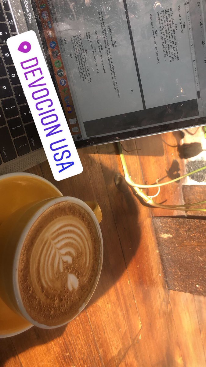 We’re hard at work (and equipped with coffee)! We can’t WAIT to share this story with everyone!