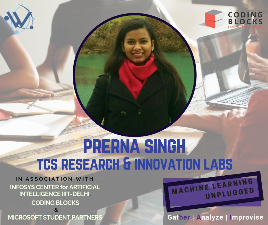 WiMLDS_Delhi's tweet photo. Prerna Singh, Researcher at TCS Research & Innovation Labs will be giving a talk on "Artificial Intelligence for Robotic Tasks"
Join us at IIIT Delhi on March 30, 2019!
Register at https://t.co/q6yNumQt3s
#MLUnplugged #MachineLearning https://t.co/J7zsgHMVDk