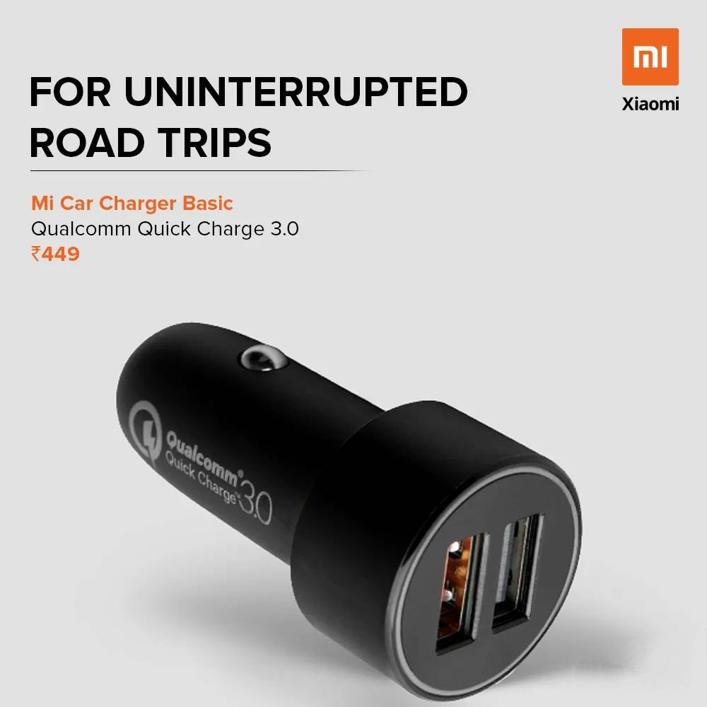 MiBengaluru's tweet photo. Keep those road trip stories coming with the #MiCarChargerBasic. Get yours today from Mi Preferred Partners
#MiPreferredPartners https://t.co/GXCOAEtdG3