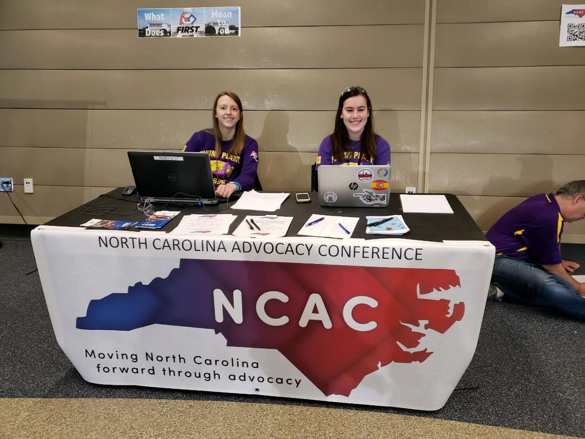 hawktimus_prime's tweet photo. Make sure to stop by the Advocacy table by @team2655 help advocate for STEM Education and FIRST! #FIRSTNC #FIRSTNCAC https://t.co/2TFwaFjfcS