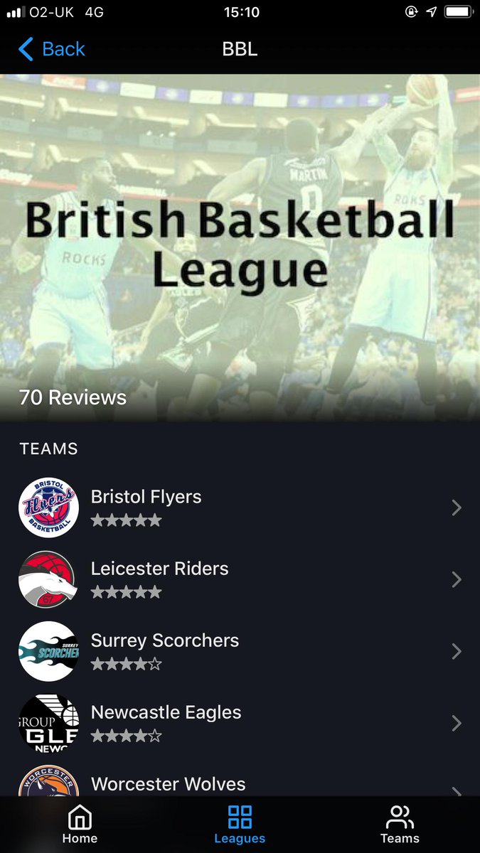 WilliamHall11's tweet photo. I created this app for basketball players to rate their @BBLofficial clubs. The idea behind it is to help players share experiences. It makes for some interesting reading https://t.co/D7zjaqVlJ4 https://t.co/fG5riMtc5K
