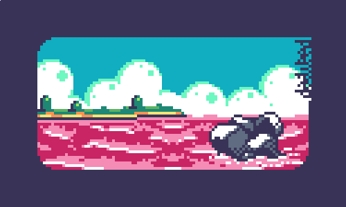 D44W33D's tweet photo. Mysterious #Lake Retba inspired for #pixel_dailies
made with #islandjoy16 by KerrieLake
@Pixel_Dailies
#aseprite #pixelart #dotpict #ドット絵 #Retba https://t.co/6zh74Xua9y