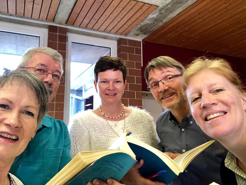 Sängerinnen und Sänger der <a href="/aarg_kantorei/">Aargauer Kantorei</a> geniessen das Probewochenende... und freuen sich schon auf die Passionskonzerte! #Bach #Matthäuspassion #vollmotiviert aargauerkantorei.ch/konzert-karten…