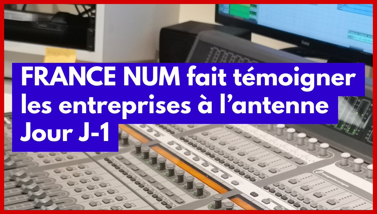 ✅ .<a href="/francenumfr/">France Num 📲 TPE PME : Passez au numérique</a> fait témoigner les #entreprises et leur accompagnement pour une transformation numérique réussie ➡️ Jour J-1 ⏩ francenum.gouv.fr 🔁 #francenum #activacteurfrancenum #transfonum #artisans #commerçants