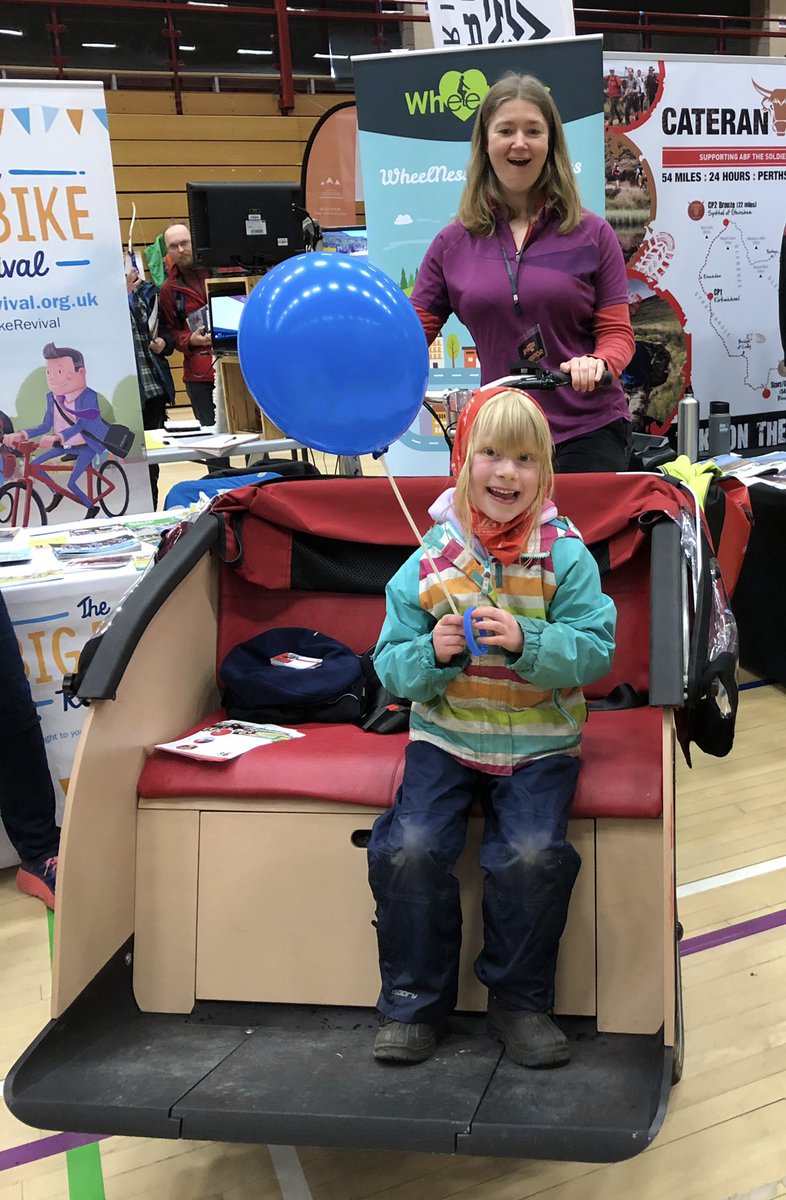 Spokes4FolksInv's tweet photo. Lots of interest in the trikes at Adventure Festival today. 
Several new pilot enquires and folk wanting to start groups elsewhere. https://t.co/x2emqgZOYM