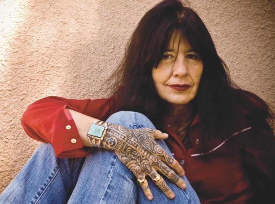 SISOKlahoma's tweet photo. #womenshistorymonth Day 24: Joy Harjo (born Joy Foster on 5/9/51, Mvskoke)Poet, musician, author, educator, has 5 albums of her original music. Harjo has written and spoken about U.S. political &amp; Native American affairs, &amp; strongly supports women's rights &amp; equality. #OKSIS https://t.co/Yk4j5gzd30