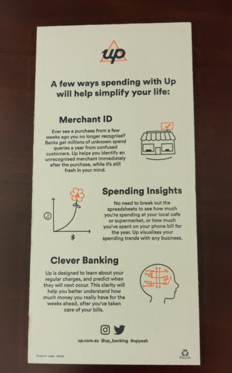 mochatweeter's tweet photo. Loving the #up_banking experience, shows how a well thought-out lean roll-out can succeed #ux #cx https://t.co/U3QevQBqr3