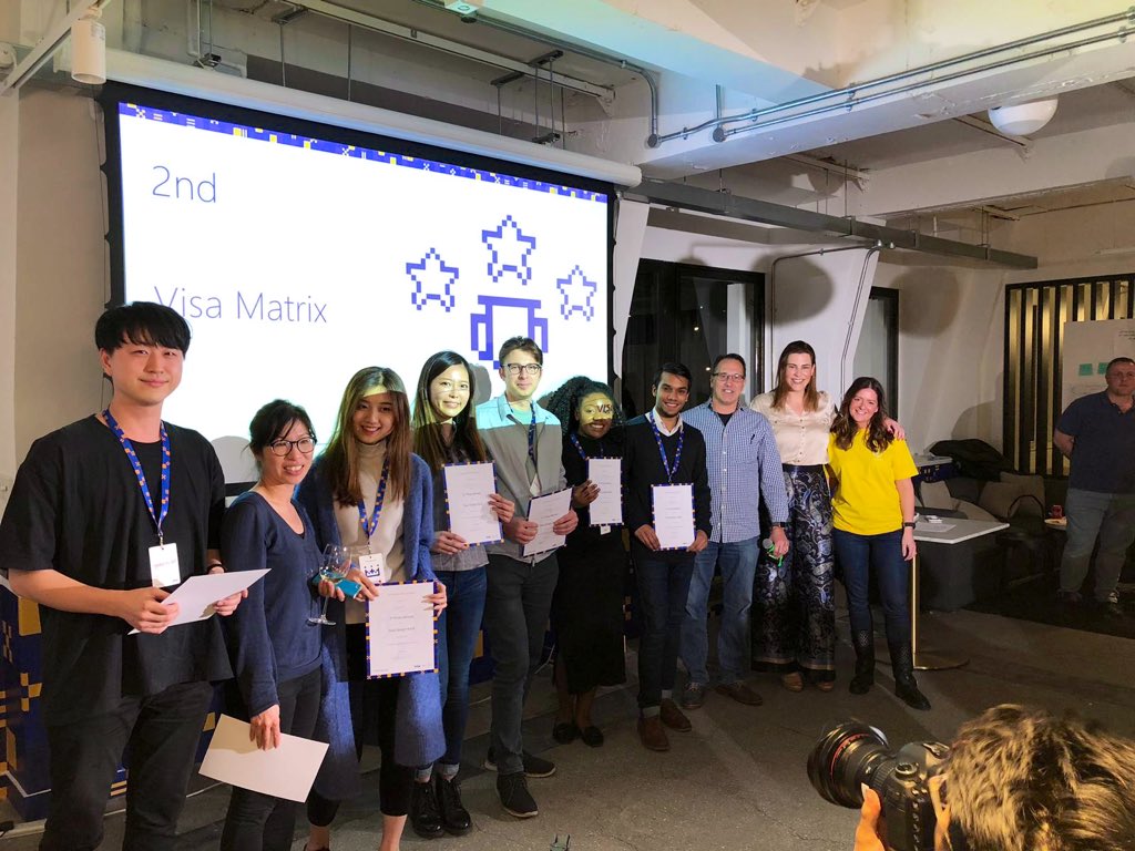 founders_future's tweet photo. Congratulations to our winning teams! 👏

🥇Merchant - A simple online platform utilising existing financial and management services to provide customers with a seamless, simple and easy to use experience. 
🥈Visa Matrix 
🥉 Receiptless 🧾 🚫

#visasmallbiz #simplifythecomplex https://t.co/jy1oFr5uNf
