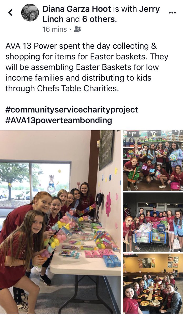 _CassieTx_'s tweet photo. Had to spread the ❤️. So proud of 13 Power @avatxvolleyball  @CTC_TX   The team’s community service will be making a lot of baskets with donations for families &amp; kiddos.  #ava13power https://t.co/gVxLc9C2L8