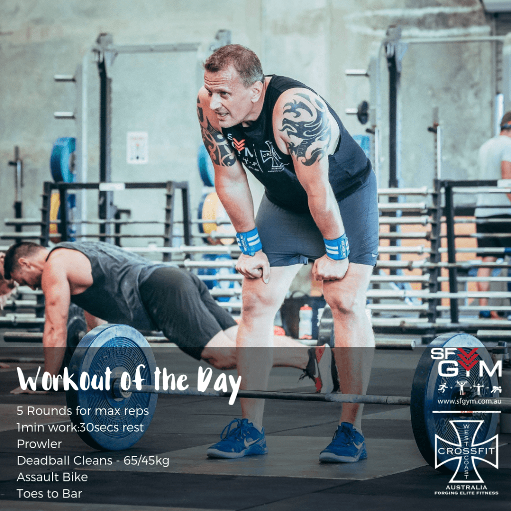 Workout of the Day, Monday 25th March 2019 sfgym.com.au/workout-of-the…