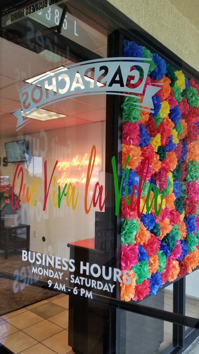 FranklinDist's tweet photo. Great to have #Gaspachos in our district! Wonderful locally-owned Latino business providing healthy food! #FBBD #SouthSacSuccess #SmallBusiness #SmallBizSac #PequeñosNegocios #ComidaSaludable #HealthyFood #D5 #FranklinBiz https://t.co/pFdDZEE4PK