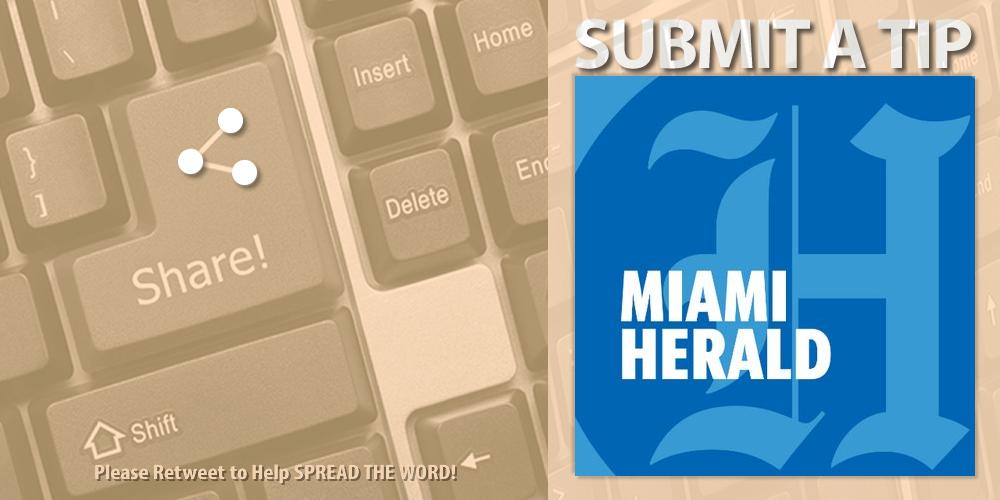 Contact our Editors: Find contact information for our Executive Editor, Managing Editor, Editorial Page Editor, Content Editor, Investigations Editor, Features Editor, Local Government Editor, Courts, Education Editor Miami Herald  @MiamiHerald  https://www.miamiherald.com/customer-service/contact-us/