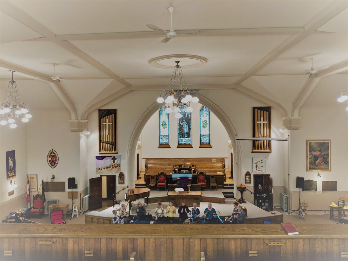 StAndrewsUCCan's tweet image. Principal @p3rlucidus had an amazing opportunity to share worship with Rev. @slmtpooches during a #StAndrewsUCCan's #CollegeSunday at Grace-Westminster #UCCan