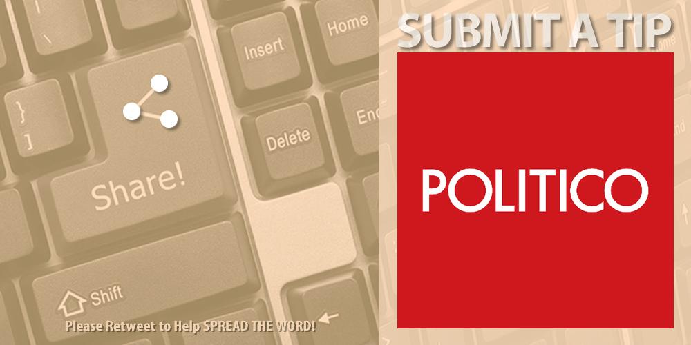 We have set up multiple channels that allow tipsters to contact and communicate with our journalists anonymously and in an environment that is more protected than traditional means of communication. POLITICO  @politico  https://www.politico.com/news-tips 