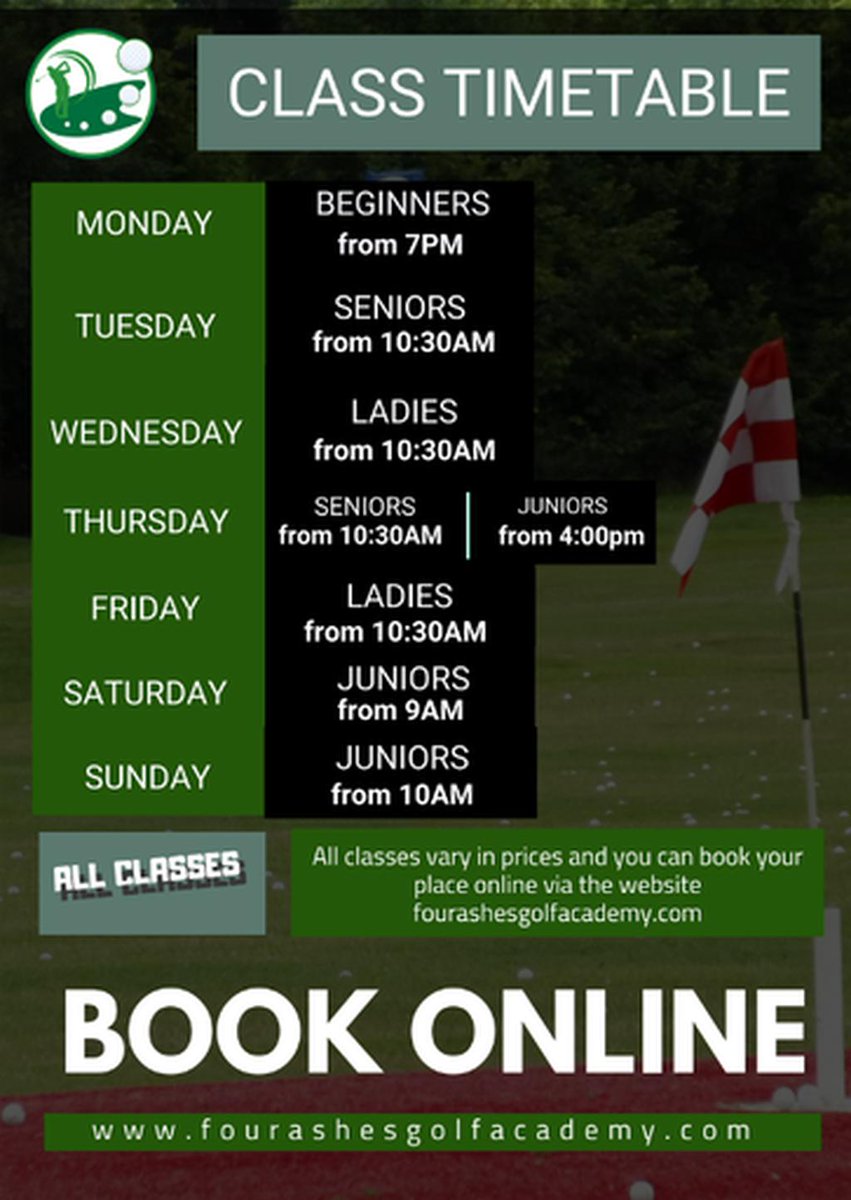 FourAshesGolf's tweet photo. #BrumHour Did you know you can also join #GolfClasses at #FourAshesGolf ? With #BeginnersGolf , seniors, ladies, juniors as well as a range of 1-2-1 coaching options you choose exactly what #GolfLessons fit best, we even have #Gift options
Visit > https://t.co/FeZVhi30Sh https://t.co/nezxZ18Iyd