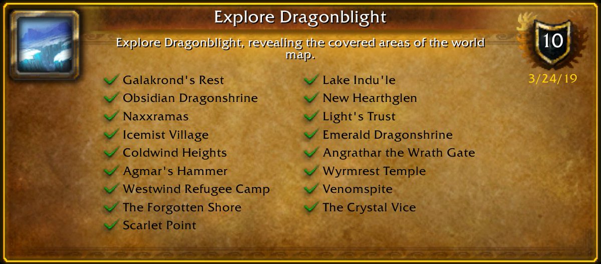 morethanmythic's tweet photo. Woooo! Love getting achievements I'm not even trying to earn! :D --> I just earned the [Explore Dragonblight] Achievement! #Warcraft #worldofwarcraft #dragonblight https://t.co/Ax3qfrRA3S