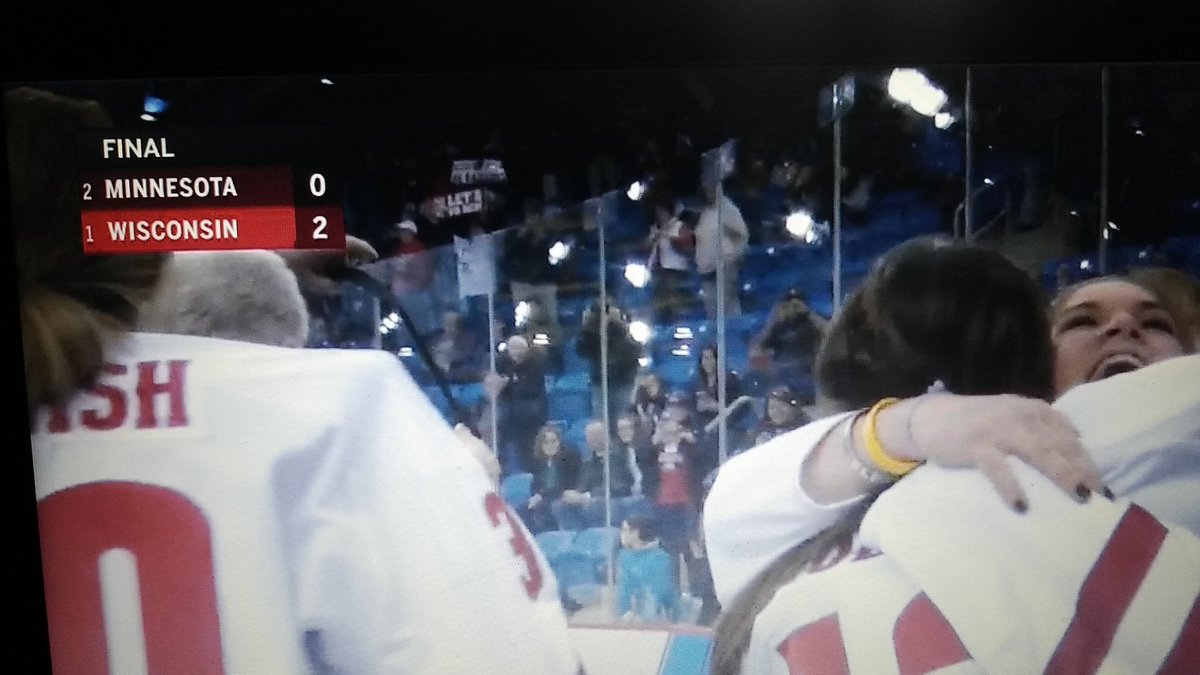 Congrats #uwbadgerswhockey in NCAA championship# #OnWisconsin