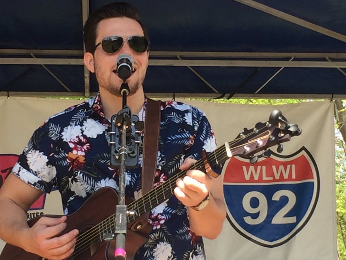 I92WLWI's tweet photo. Having a blast at #ZooWeekend today Montgomery @ZooMannMuseum! Local country artists #JesseCofty and @camerondubois we’re awesome live! https://t.co/ydyGewupFa