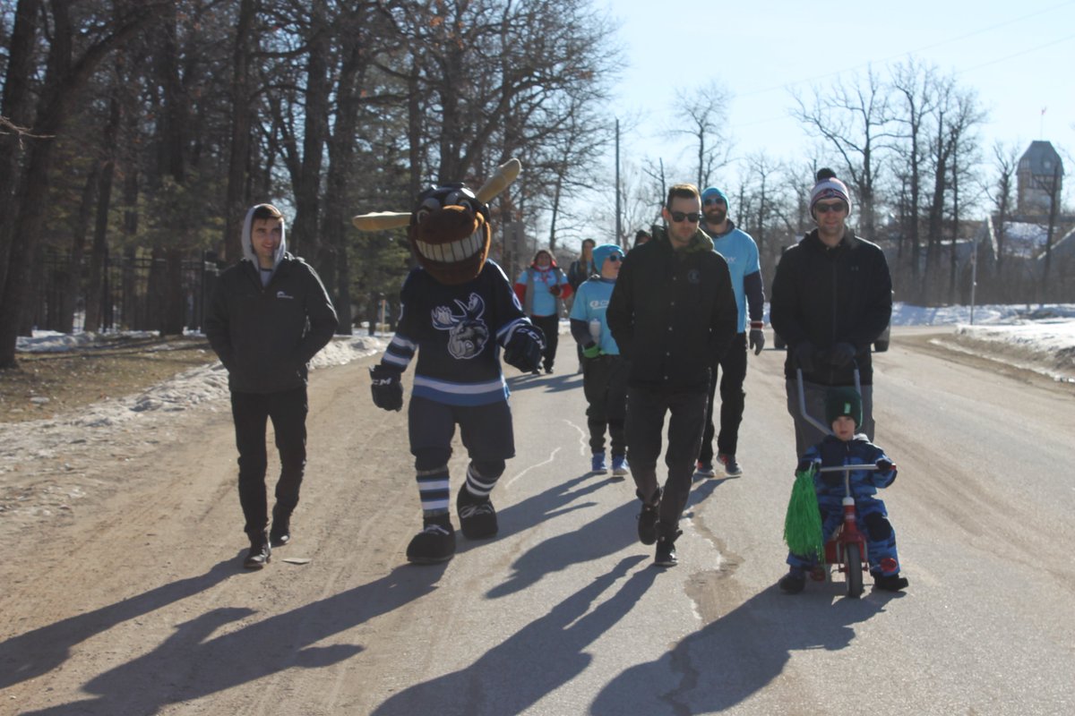 Trek4Tourette's tweet photo. It was wonderful to have @MickEMoose_00 at the #TrekforTourette today. He made tons of people smile and laugh! He even walked with us! He's the best! @tourette https://t.co/MEr3y2Puq8