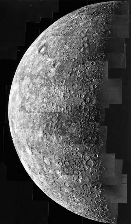 melspace42's tweet image. OTD in 1974, Mariner 10 is the first space probe to fly by Mercury. This picture is a composition of 18 photos made by Mariner 10 during this flyby. (Picture NASA) #Mercury #Planets #SpaceComm #Mariner10