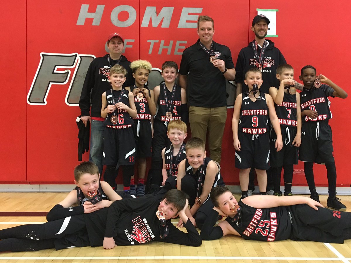 LickyDisco's tweet photo. @OBABBall @BtfdCYOBoysBall Brantford Hawks Novice Boys #1 Division 2 Provincial Cup, Bronze Medalists. What an amazing season boys! #TheHawkFlock #WeGotHeart #WeHitThose #ProudCoach #ProudDad https://t.co/aC2XO8jAJT