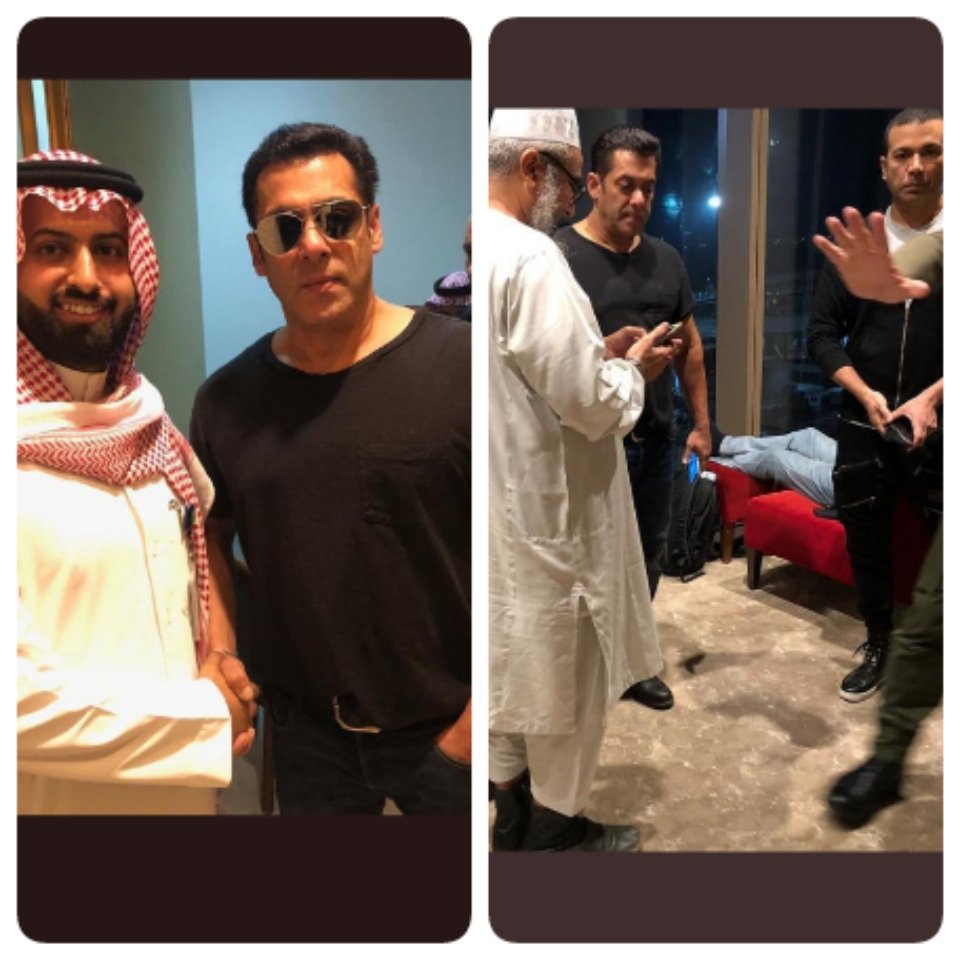 Superstar #Salmankhan 🔥😎Saudi Arabia!! #SaudiFilmFestival