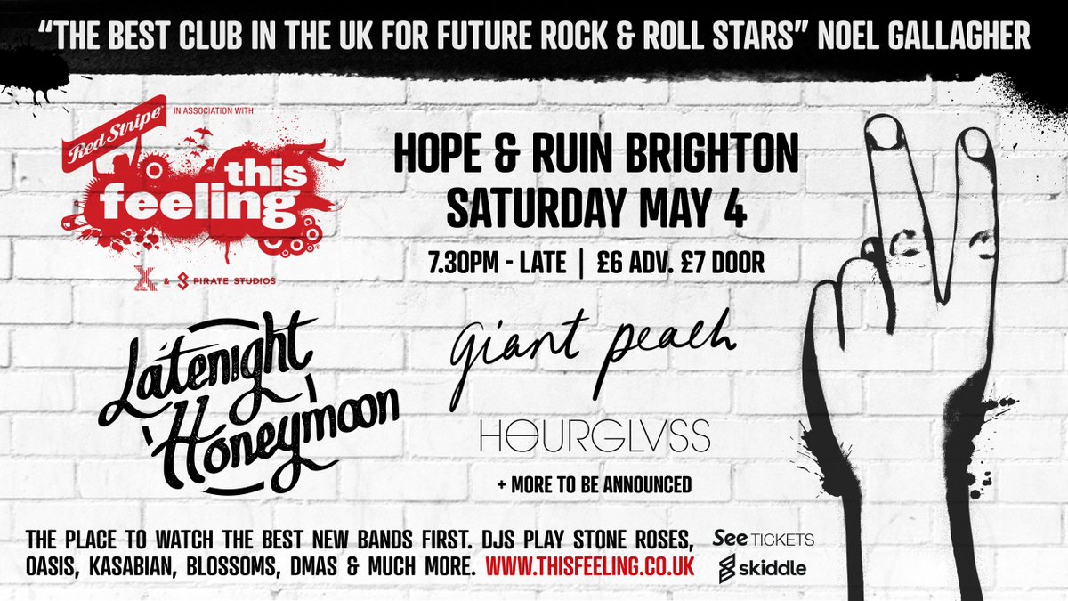 This_Feeling's tweet photo. #JustAnnounced @thisgiantpeach + Hourglvss join @LN_HM_ @thehopeandruin May 4

Tix https://t.co/7gzBo8kkOm https://t.co/vFKfP5eL0E