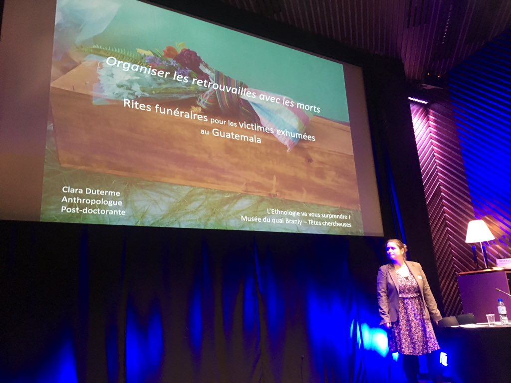 doctroptard's tweet photo. Avec Clara Duterme, les femmes sur le terrain... de la Mort ! C’est au @quaibranly maintenant! #WeekEndEthno https://t.co/QkPh7BkPDH