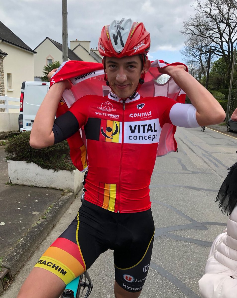 YvoBolgiani's tweet photo. Très fier de mon fils @ugo_bolgiani pour sa première victoire chez les Seniors aujourd'hui, en attente de la Flèche de Locminé. Persévérance, travail et sérieux finissent par payer ! 👏                                                              📷@philippepriser https://t.co/VRLit3TE91
