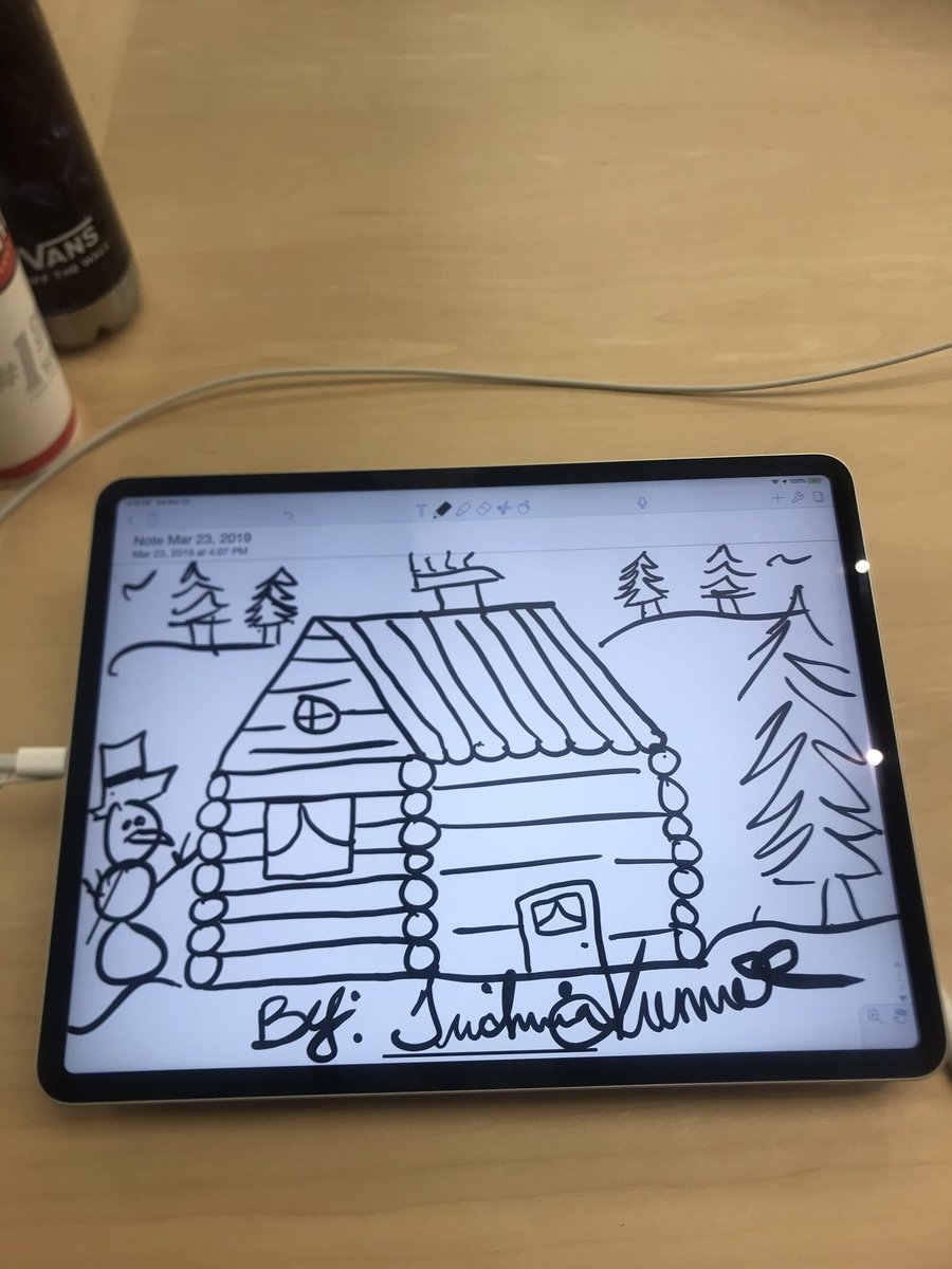 ARegularGirl_'s tweet image. When in the @AppleSupport store at my  favorite mall @shoptowsontown I always try to leave a little piece of me behind. 
(I was rushing the Rep was waiting 4 me to finish bless their heart 🥰😂) 
Piece called  "Winter in Spring" 🤣😂🤣
#DrawingIsLife 🎨
#TeamApple 🍏