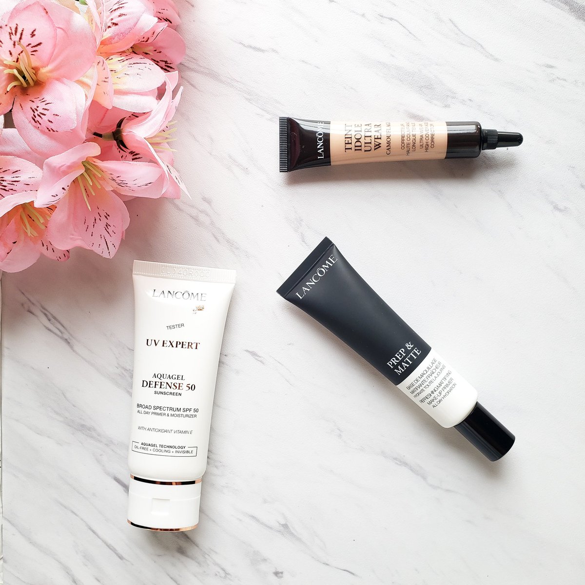 tl_tinywishes's tweet photo. I want to extend a huge THANK YOU to @influenster &amp; @lancomeofficial for sending me some #complimentary goodies 🤗 I received the #protectprimecorrect trio and I am beyond #grateful! https://t.co/hUCJZ0NjmN