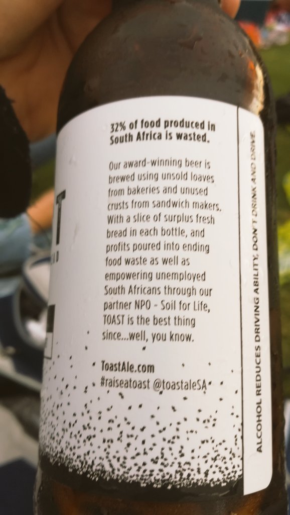 RelaxWithDax's tweet photo. I love this idea! Saving the world with beer 🍺 great job @ToastAleSA 🍻 https://t.co/LIcRYZN2lG