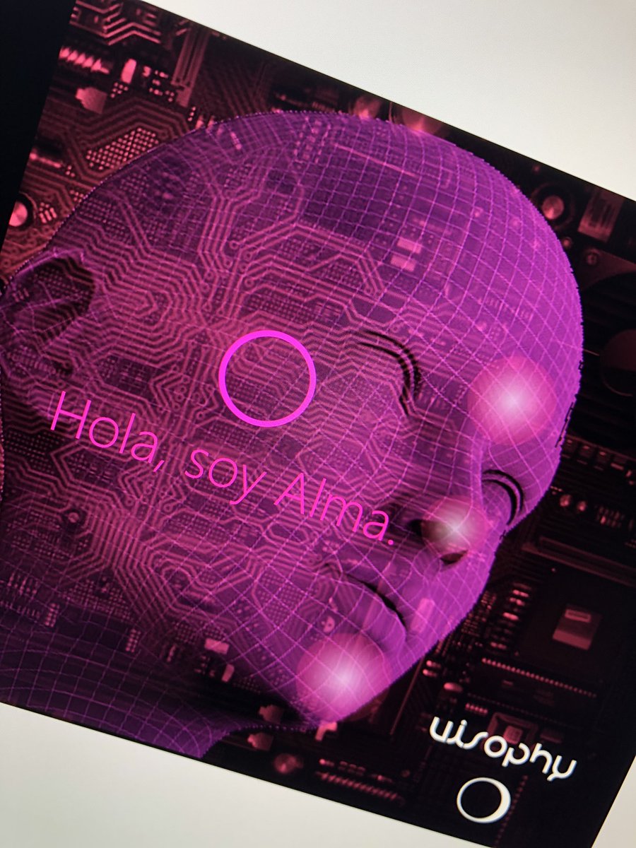 AlicanteAi's tweet photo. ALMA... diseños... presentada el año pasado por @VisophyLabs en Zaragoza... empieza a conrar vida 💜🧠🔥#alma #almabot #worklivesmart #empresainteligente https://t.co/DEFD6OL3Qz