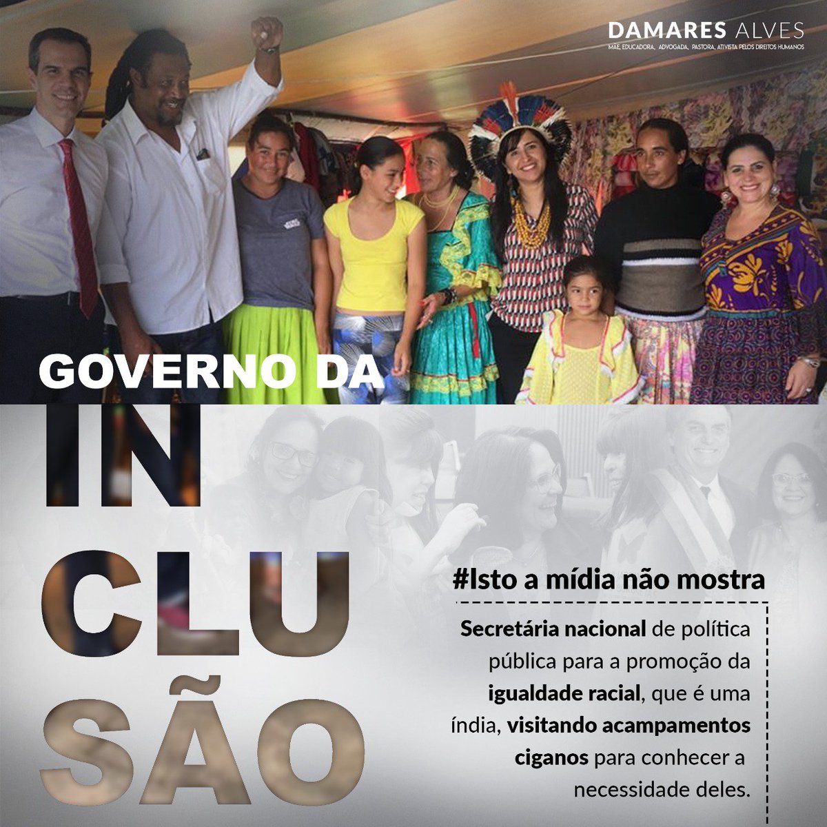 fernandocpf2014's tweet photo. Ministério da Mulher, da Família e dos Direitos Humanos. INCLUSÃO! https://t.co/nnM0tD17px