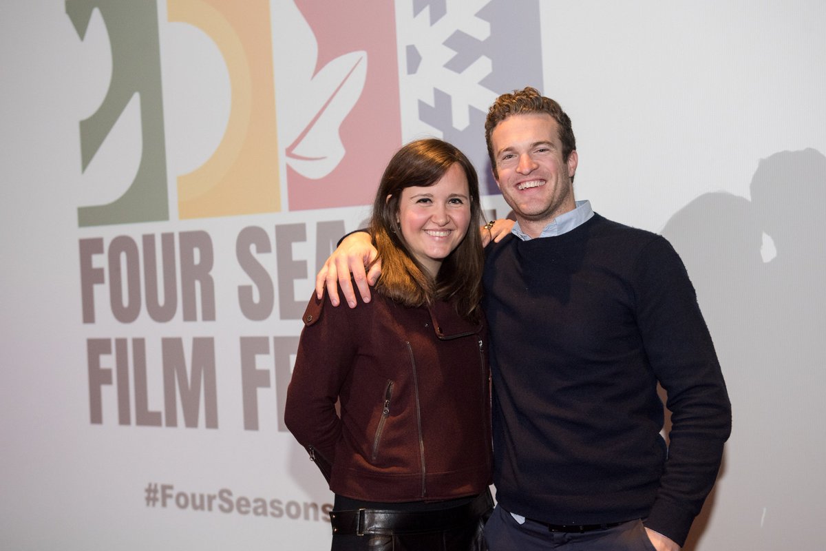 HolmlandsMedia's tweet photo. Fantastic night on day four of #FourSeasonsFilmFest 2019 at The Charlotte Street Hotel for the UK premiere of #FindingTheLine and the premiere of our own latest short film #HolmlandsStories #SheffieldtoSouthKorea starring British freestyle skier Peter Speight #Holmlands https://t.co/boO45mZgEk