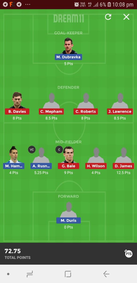 Royalgoyal23's tweet photo. Hope u all won good...🤩🤘🤘
#Cleansweap one more match
#Backtobackwinning11
#MIvsDc
Football
#SLOvsWAL
hope u all won good congrats to all...😍😍
#like #Retweet #Comment (for any query)..
#Dream11 #dream11world #royalgoya23 https://t.co/9qSM3Z3wU9 https://t.co/jsiIo6e1xw https://t.co/r2eA0YvkHr