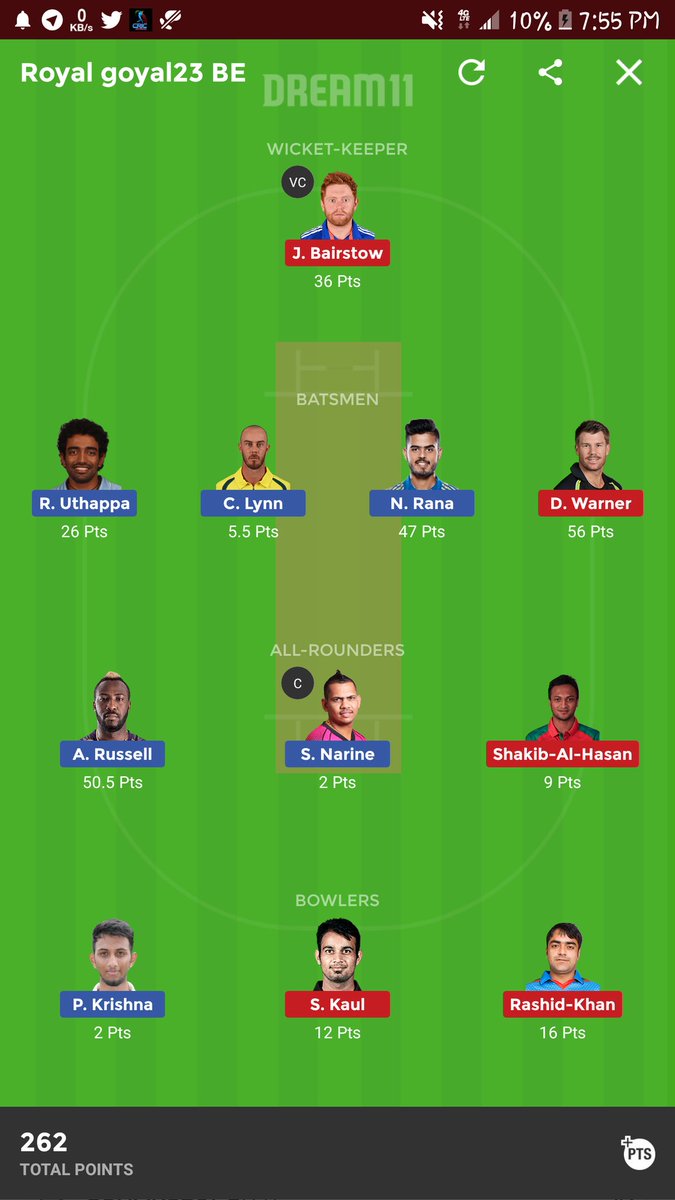 Royalgoyal23's tweet photo. Hope u all won good...🤩🤘🤘
#Cleansweap one more match
#Backtobackwinning11
#MIvsDc
Football
#SLOvsWAL
hope u all won good congrats to all...😍😍
#like #Retweet #Comment (for any query)..
#Dream11 #dream11world #royalgoya23 https://t.co/9qSM3Z3wU9 https://t.co/jsiIo6e1xw https://t.co/r2eA0YvkHr