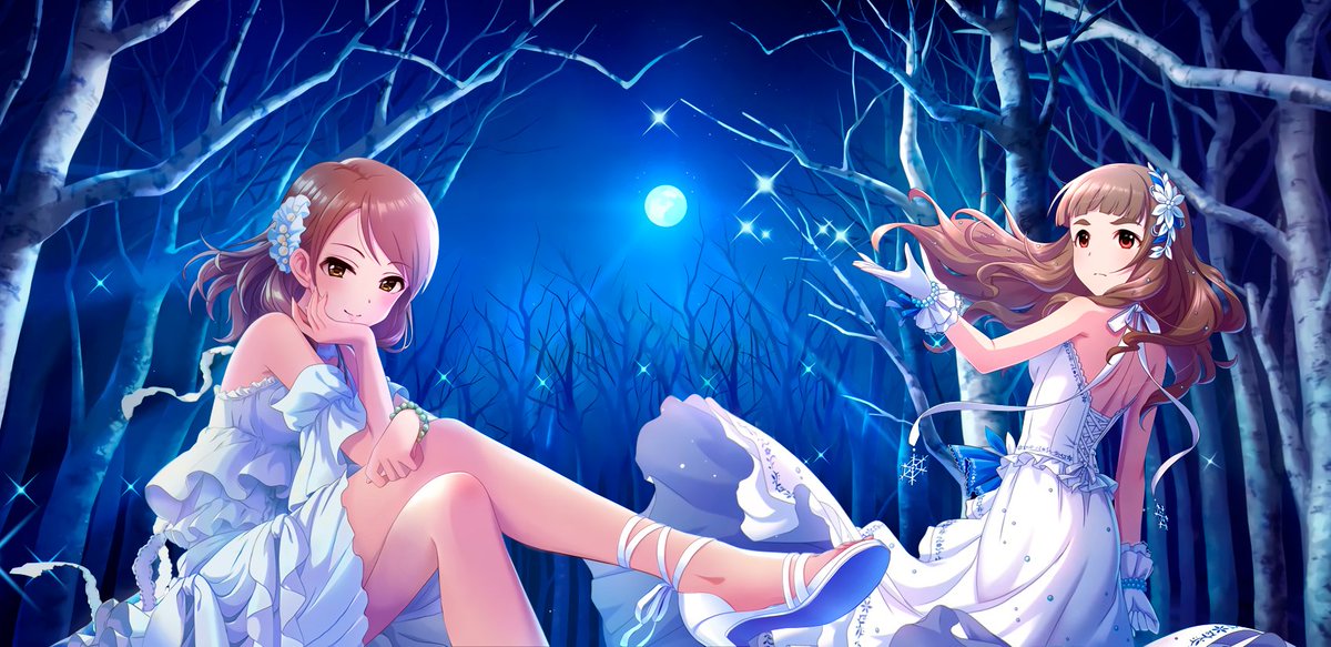 Shin モバマス デレステp No Twitter お題箱から Frostの奈緒と 未完成の歴史の加蓮 白い衣装に身を包む二人を神秘的なイメージに仕上げました なおかれ良いよね 素晴らしいリクエストをありがとうございました モバマスコラ デレステコラ 神谷奈緒 北条加