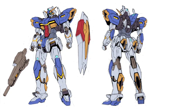 オリジナルガンダム
前半主人公機風
正統派なデザインを目指しました。

#ガンダム 