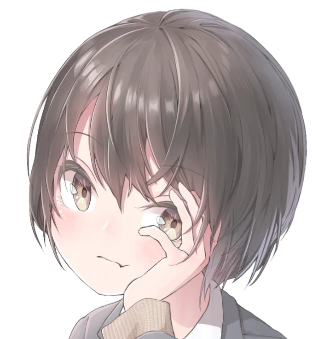 髪の毛よい感じでは? 