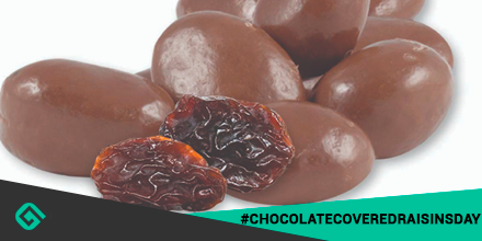 GeekerMedia's tweet photo. It's #ChocolateCoveredRaisinsDay! Everything is better with chocolate. Yeah? Join #geeker and make a chocolatey treat today. https://t.co/WuqyfL53BX
