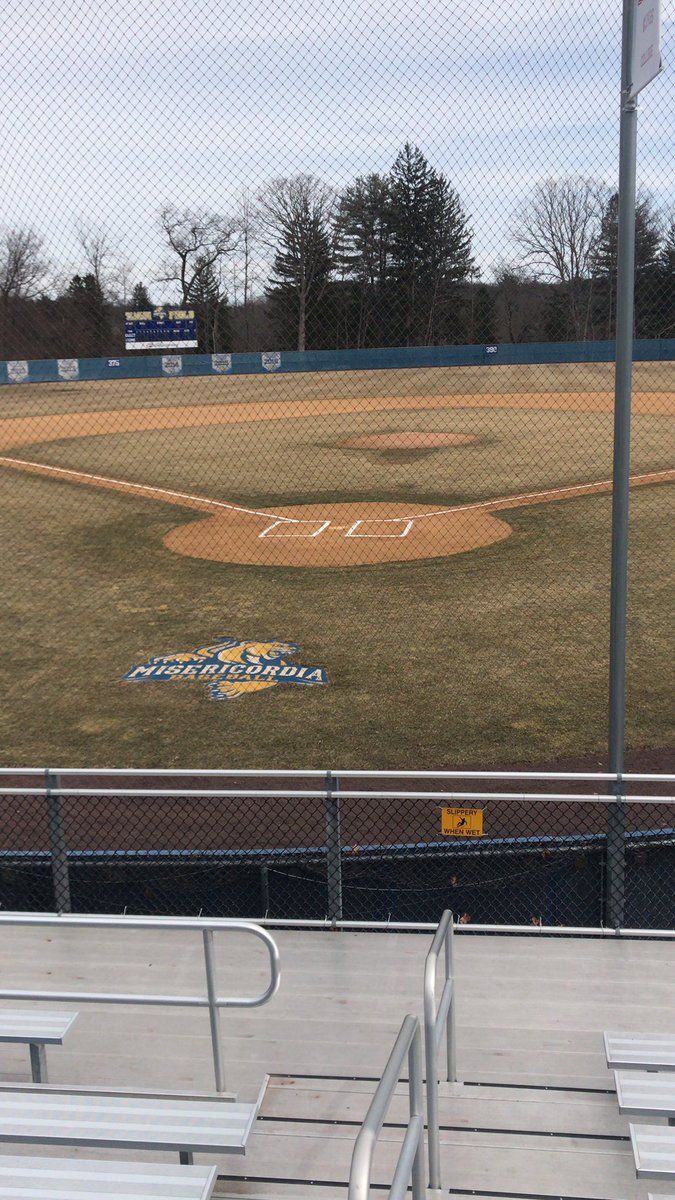 Misericordia_BB's tweet photo. home opener today vs. FDU, first pitch set for 3:00 at Tambur Field! #RollCougs https://t.co/OZDwKQr1L5